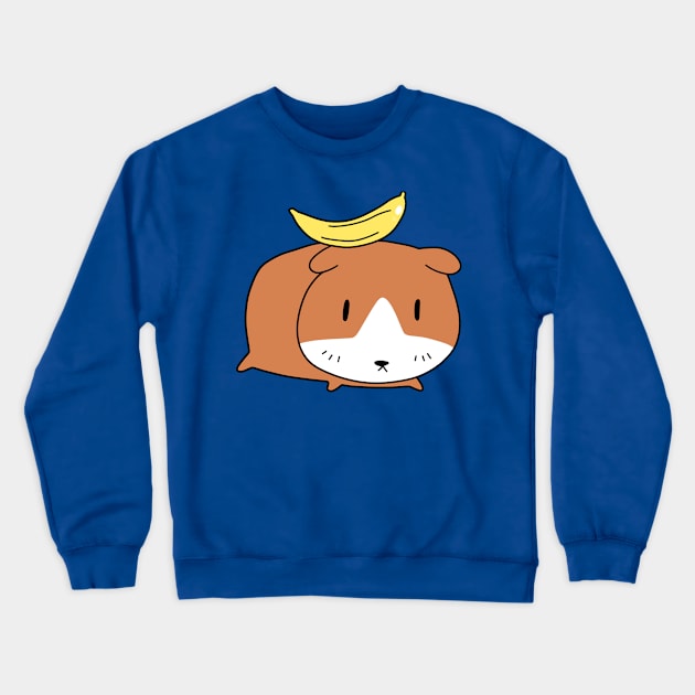 Banana Guinea Pig Crewneck Sweatshirt by saradaboru